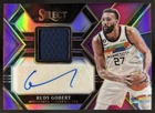 Rudy Gobert 2022-23 Panini Select Auto Memorabilia Patch Auto /99