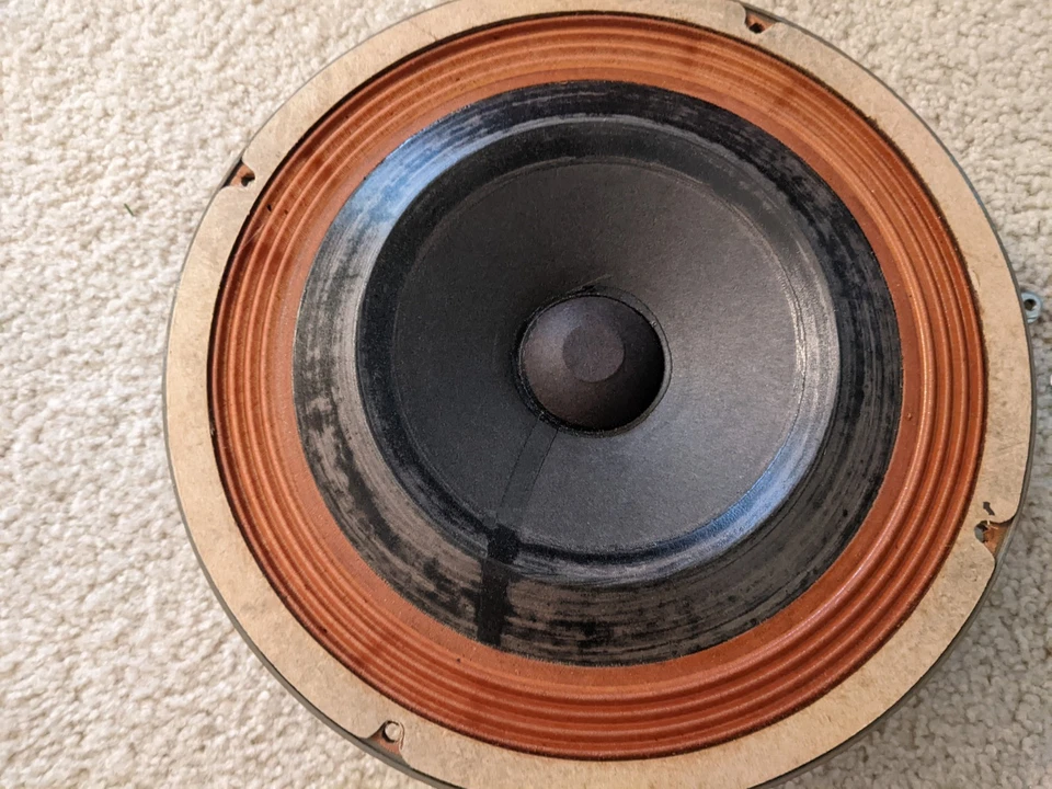 Woofer vintage años 60 de altavoz Jensen PF/2. 10 pulgadas + 4 tuercas de montaje funciona Foto 4 de 4