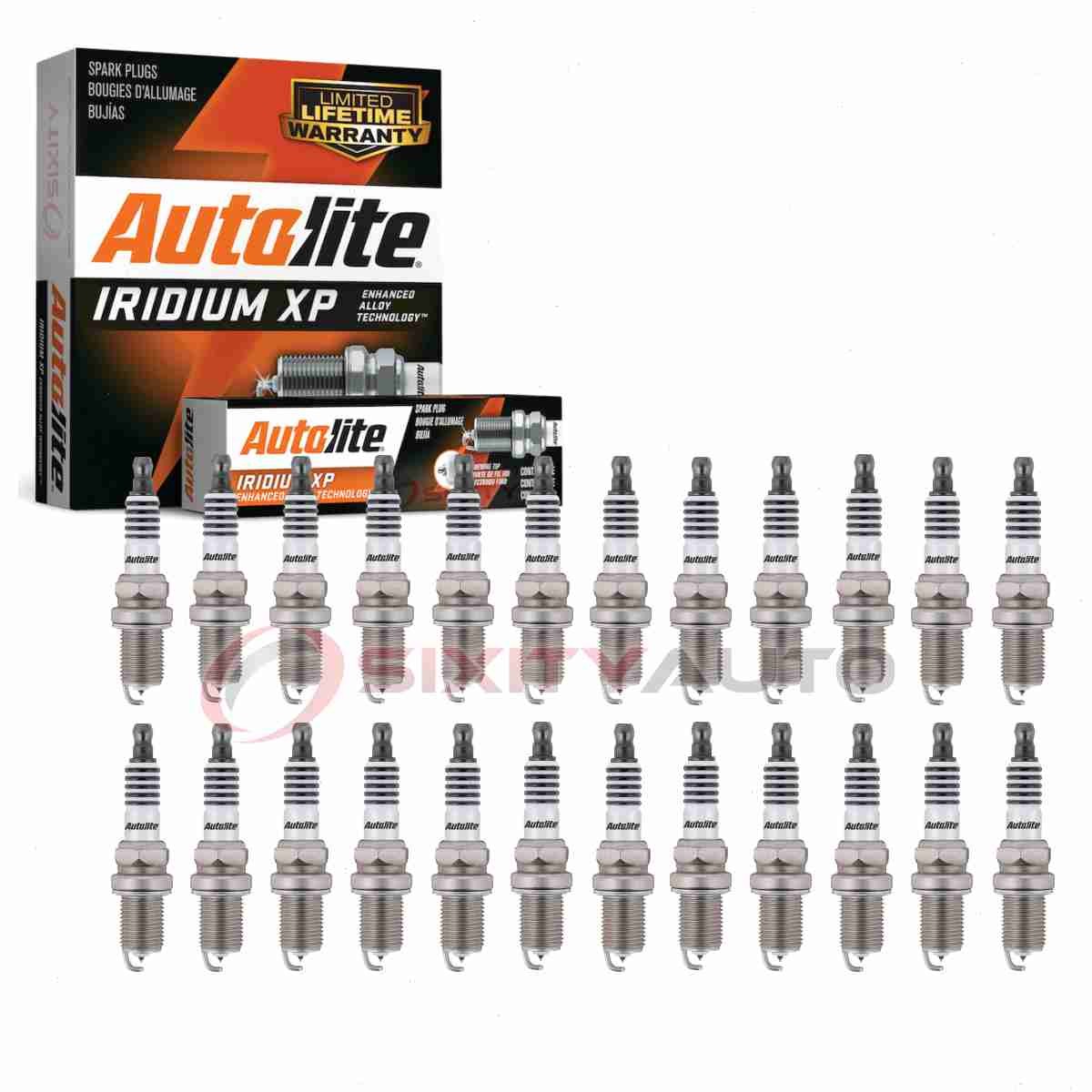 24 pc Autolite Iridium XP Spark Plugs for 2018-2019 Mercedes-Benz Maybach cs