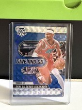 2024-25 Panini Mosaic - Give and Go Shai Gilgeous-Alexander #2 Mosaic Prizm