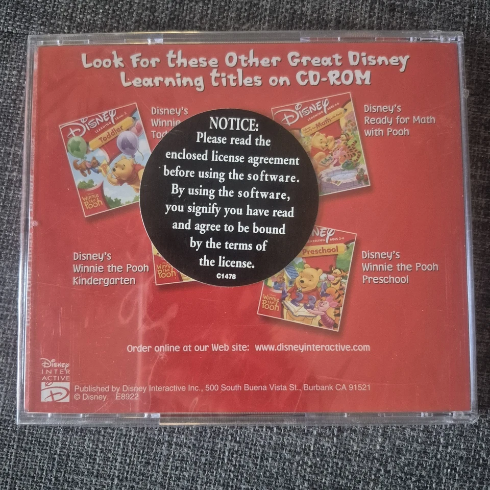 Vintage Disney's Ready To Read With Pooh Ages 3-6 (CD-ROM Windows 95/98) - Image 2 of 2