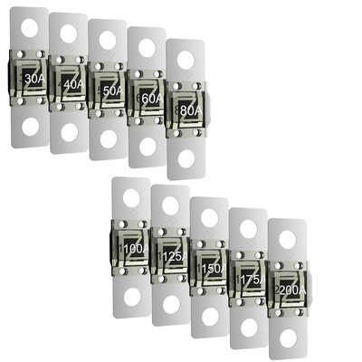 Sicherung 5er Set MIDI 30A 40A 50A 60A 80A 100A 125A 150A 175A 200A max 58V