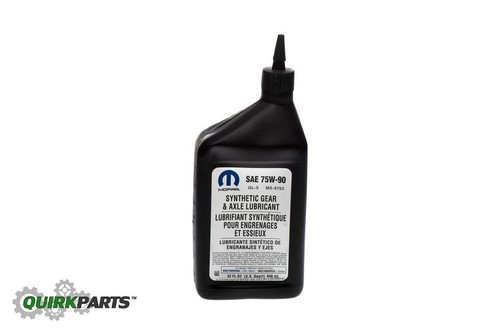 Genuine GM 75W-90 Synthetic Axle Lubricant - 1 Quart Bottle (Part #88900401) - For High-Performance & Towing