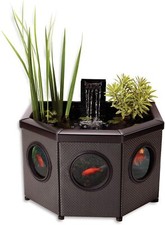 Affinity View Half-moon Living Water Feature Pool Inpond 5-in-1 Planting Basket