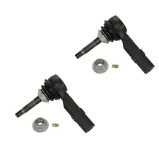 Pair Set of 2 Outer Steering Tie Rod Ends Moog for Ford Flex Explorer 11-17