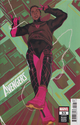 AVENGERS #53 (SWABY BLACK HISTORY MONTH VARIANT)(1ST RED BLACK PANTHER) ~ Marvel