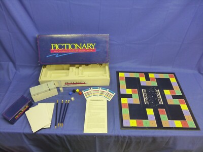 1990s Pictionary Board Game The Game Of Quick Draw Updated For The