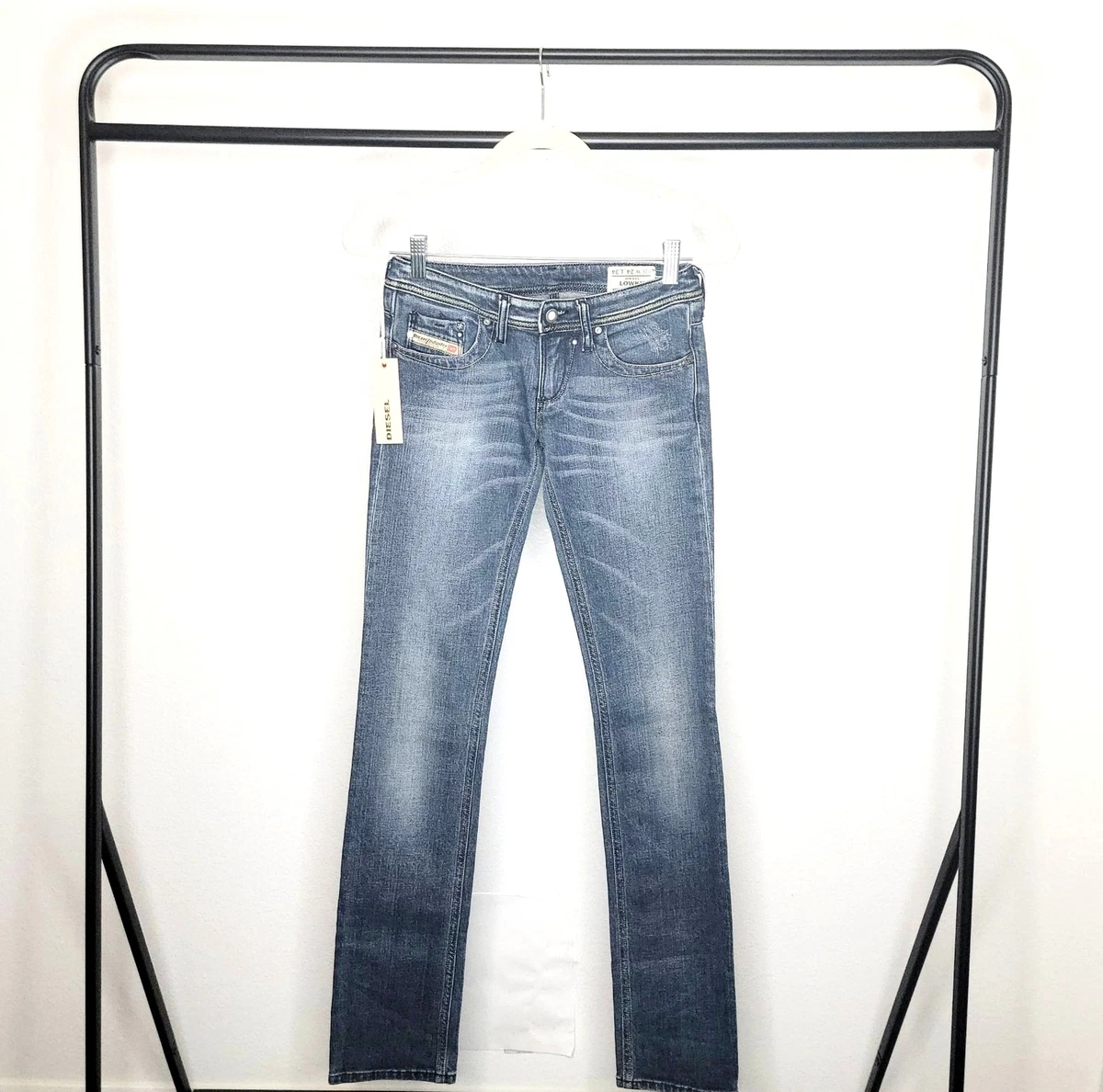 Diesel NWT Made in Italy Lowky Skinny Stretch Jeans Size 24 x 34