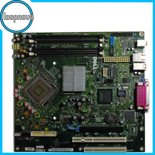 Dell Motherboard DR845 PU052 CN-0DR845 LGA775 4x DDR2 Pcie SATA For OptiPlex 755 - Picture 3 of 4