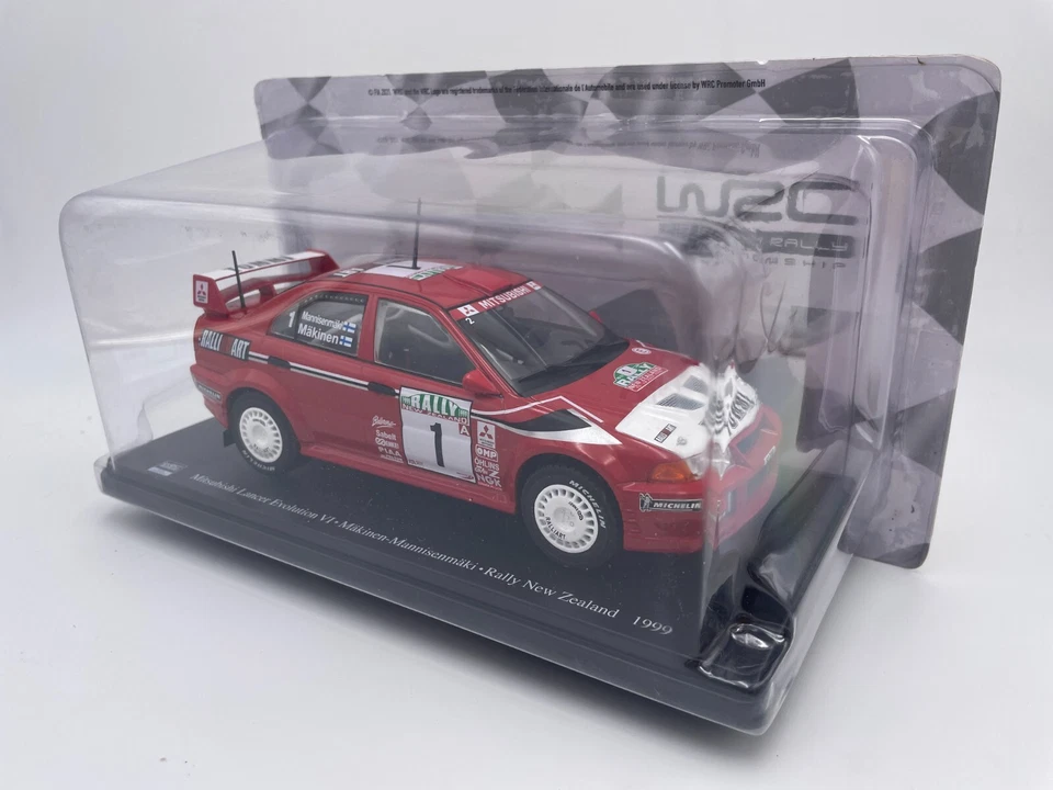 DIE CAST MITSUBISHI LANCER EVOLUTION VI MAKINEN NEW ZELAND 1999 - SCALA 1/24 - Immagine 2 di 3