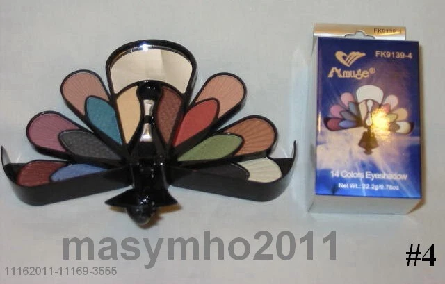 CLOSEOUT 5 NEW 'AMUSE' CONVERTIBLE COMPACT 14 x MULTI COLOR EYESHADOW JEWEL TONE - Image 4 of 4