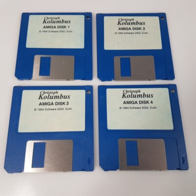Software2000, Christoph Kolumbus Amiga Commodore Spiel Deutsch 1994 Retro Game