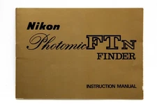  Near Mint Nikon Photomic FTN Finder Instruction Manual #P4253