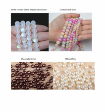 4 Different Type and colors Beads DIY Jewelry Craft Making 100pcs