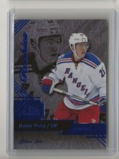 16-17 2016-17 Fleer Showcase Flair Blue Ice #40 Jimmy Vesey Rookie 196/199 NYR