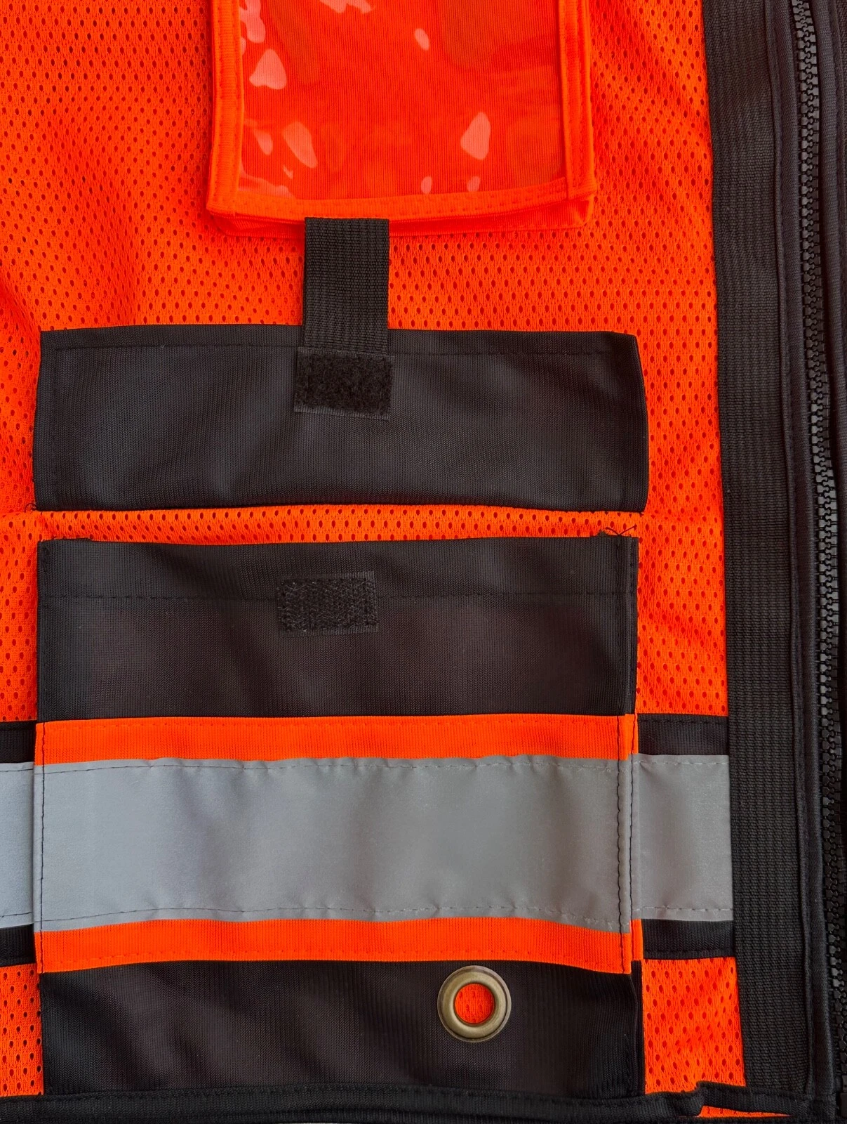 Super Duty Orange Mesh High Visibility Safety Vest,  Class 3, Type R image 7