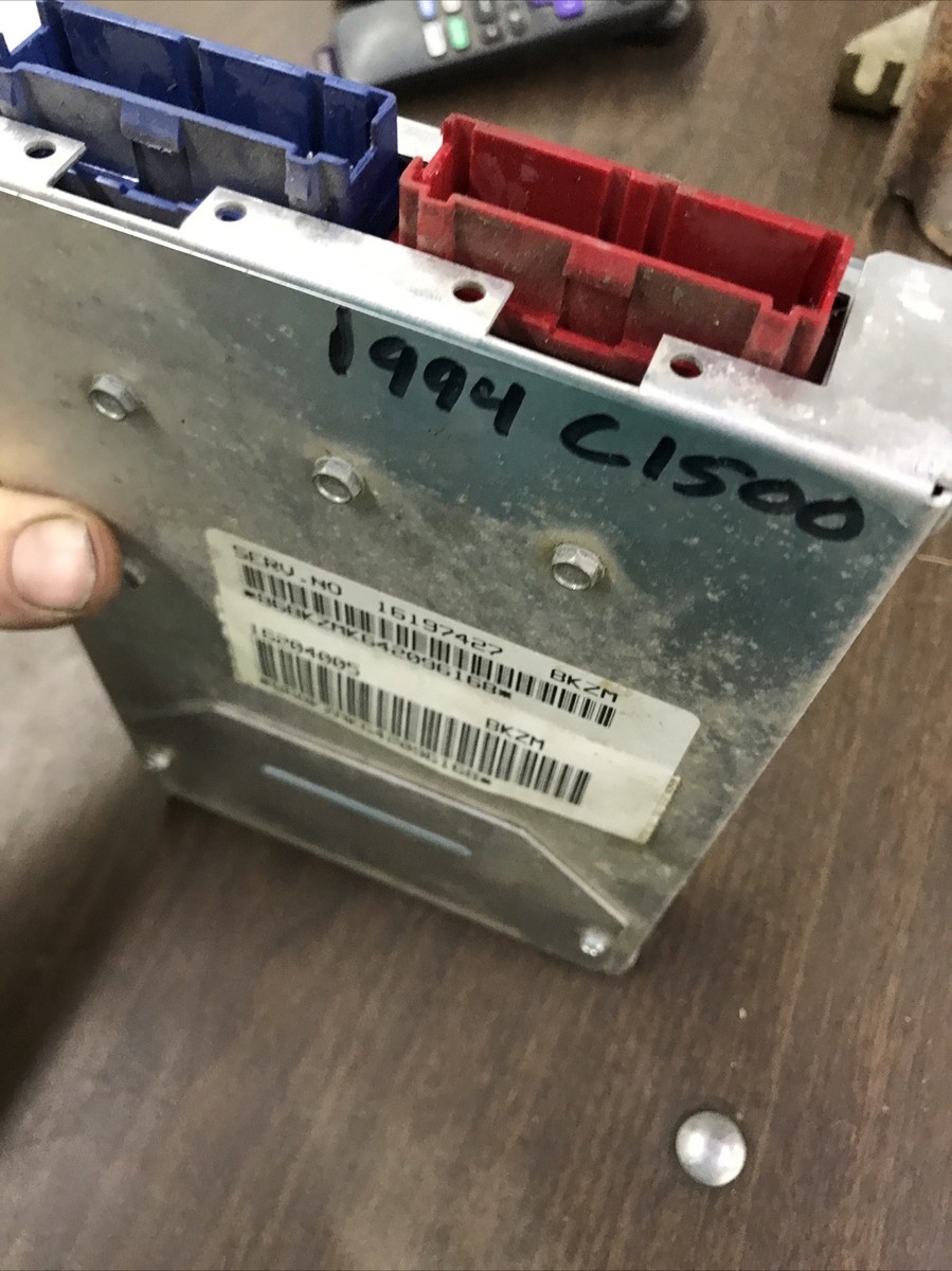 1994-1995 Chevrolet Pickup Engine Control Unit ECU 16197427