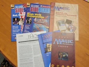 2 Issues of The Duelist Sideboard 1996 and Magic The Gathering Misc