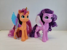 2 My Little Pony MLP G5 Sparkling Generations 6" Sunny Starscout/Princess Petals