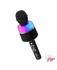 Glam Nation Tzumi Star Glow LED Karaoke Microphone - Black