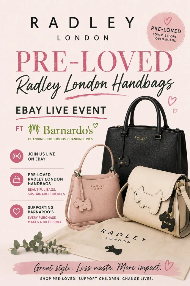 Radley London Ladies Pre-Loved Designer Mixed Handbags Fashion 