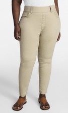 Terra  Sky Women's Plus Size Pull On High Rise Skinny Jeggings, 28" Inseam