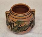 Roseville Laurel Red Vintage Art Deco Pottery Ceramic Vase