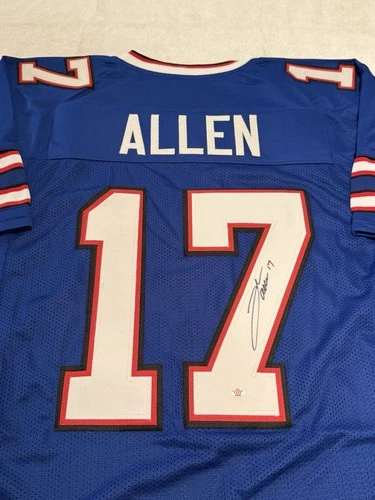 Josh Allen Buffalo Bills Signed Football Jersey with COA