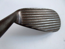 Hickory Golf BURKE STANDARD Hand Forged DEDSTOP MASHIE NIBLICK Wood Shaft Club