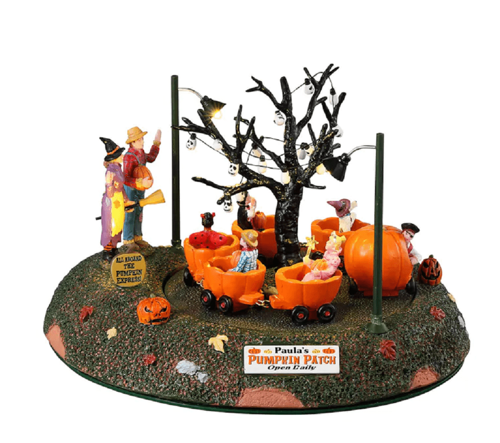 Pumpkin Patch Train #34061 Battery Operated 4.5v Lemax Spooky Town