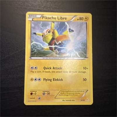 The Pokemon Company Pikachu Libre 14/30 XY Trainer Kit Regular Eng 80 HP 2016