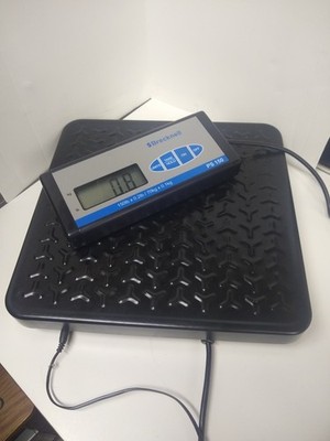 Salter Brecknell PS150 Portable Digital Shipping Bench Scale 150lb w/ Adapter
