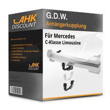 Für Mercedes C-Klasse Limousine 2018-2021 G.D.W. Anhängekupplung abnehmbar NEU