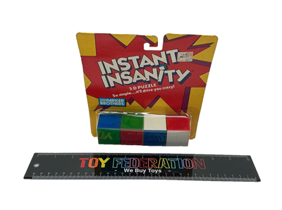 Vtg 1986 Parker Brothers INSTANT INSANITY 3-D PUZZLE | eBay