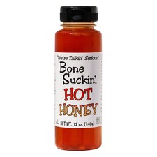 2x Bone Suckin' Hot Honey Sauce Condiment Cooking Kitchen Gourmet Bulk Lot 12oz
