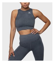Seamless Gray 2-Piece Activewear Set