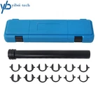 13PCS Inner Tie Rod Removal Installation Tool Set with 12 SAE & Metric Adaptors