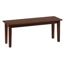Caramel Wooden 48" Wide Bench for Dining Room - Bedroom Seating, Entryway...