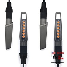 Mini Led Turn Signal Lights for MT-07 MT-09 FZ-09 MT Sequential Space Grey-4pcs