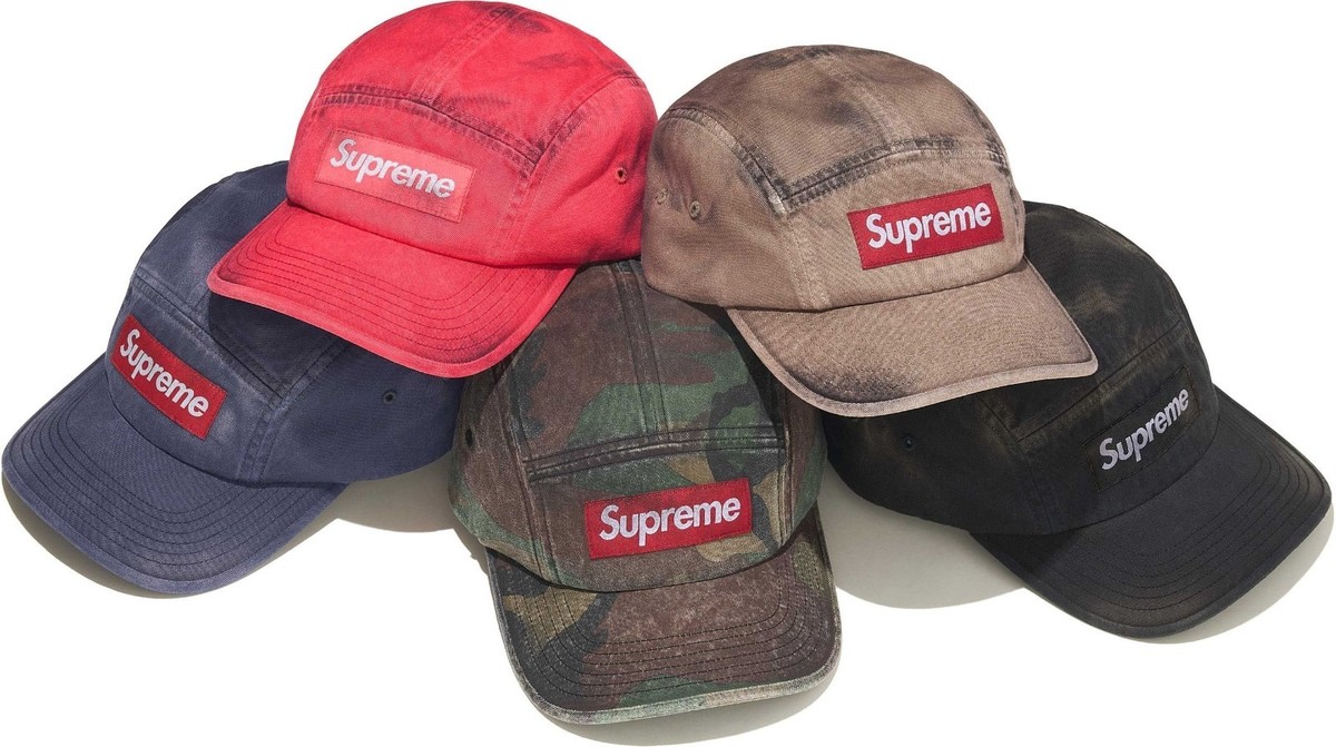 Supreme Overdyed Camp Cap Camo Navy Red Black Tan 5colors 26SS | eBay