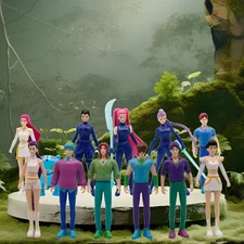 Action Figure 12pc K Collection Demon Hunters Model Toy Gift for Kid Birthday 