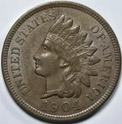 1904 INDIAN HEAD CENT 1C XF C210