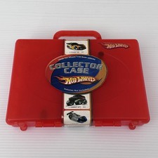 Hot Wheels Vintage Car Carry Case Collector Case, Display Case Red - Fast Post