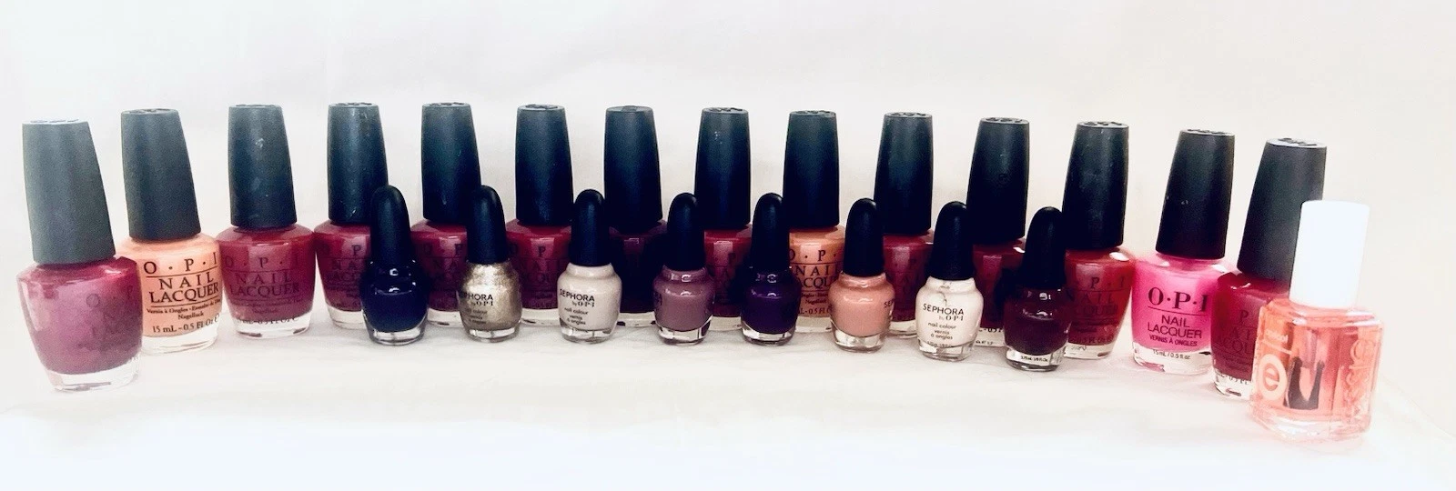 OPI O.P.I. / Sephora / Essie Lot of 23 Nail Polish Lacquer NEW