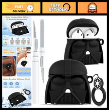 Cute Kawaii Cartoon AirPods 4 Case - Funny 3D Soft Silicone Cover with Keychain