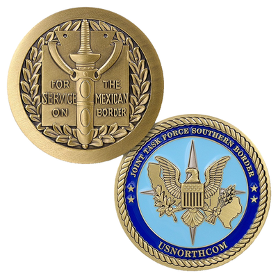 #ad #ad JOINT TASK FORCE FOR SERVICE ON THE MEXICAN BORDER USNORTHCOM CHALLENGE COIN $39.99