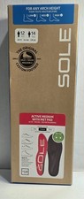 SOLE Active Medium Insoles with Met Pad Men Size 12 Women 14 Orthotic Moldable