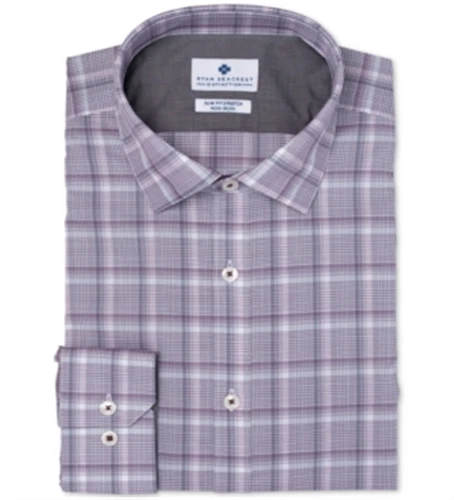 Ryan Seacrest Distinction Men's Ultimate Slim Fit Non Iron Performance Stretch - Picture 4 of 6