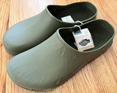 #ad #ad NEW Gardenline Green Garden Clogs Removable Insole Mens 11 12 Outdoor Shoes $26.99