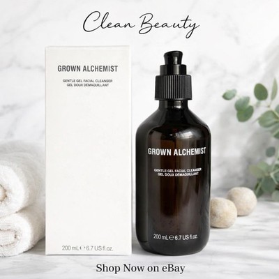 NIB Grown Alchemist Gentle Facial Cleanser Gel 200mL /6.76oz Clean Beauty Awaken